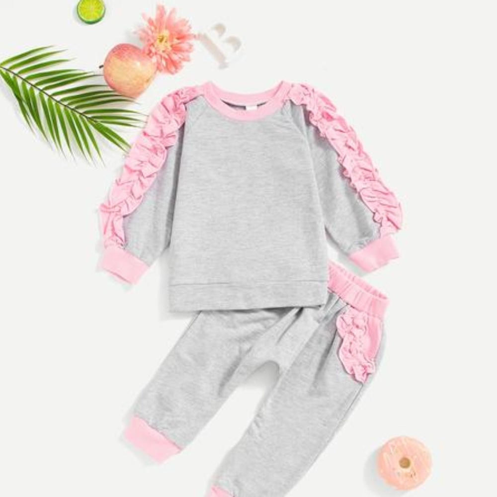 Ruffle Me Up SweatSuit